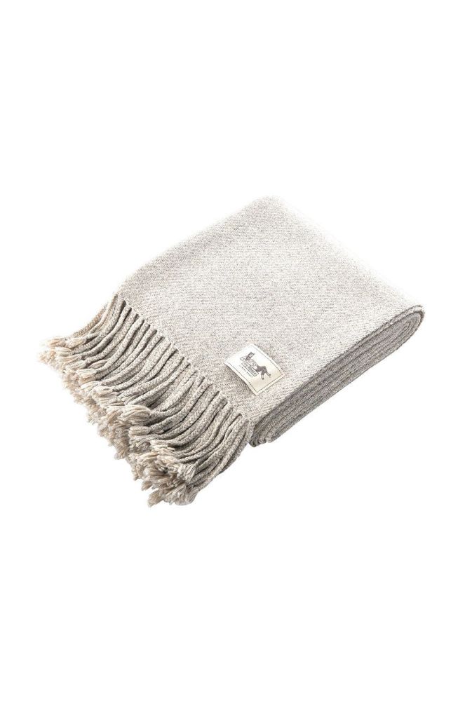 My Alpaca - Плед з вовни альпаки і органічної бавовни 130 x 180 см колір сірий