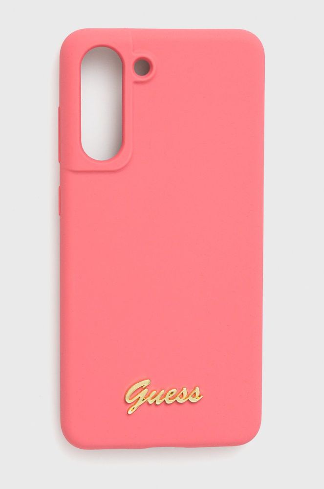 Чохол на телефон Guess S21 Ge G990 колір рожевий