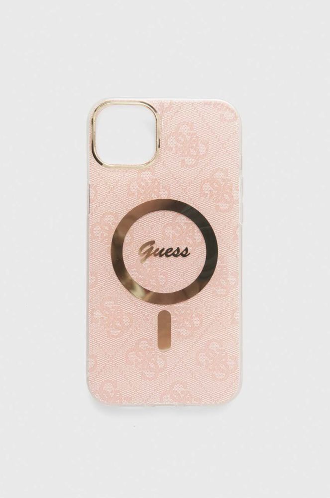 Чохол на телефон Guess iPhone 14 Plus 6.7" колір рожевий (3290125)