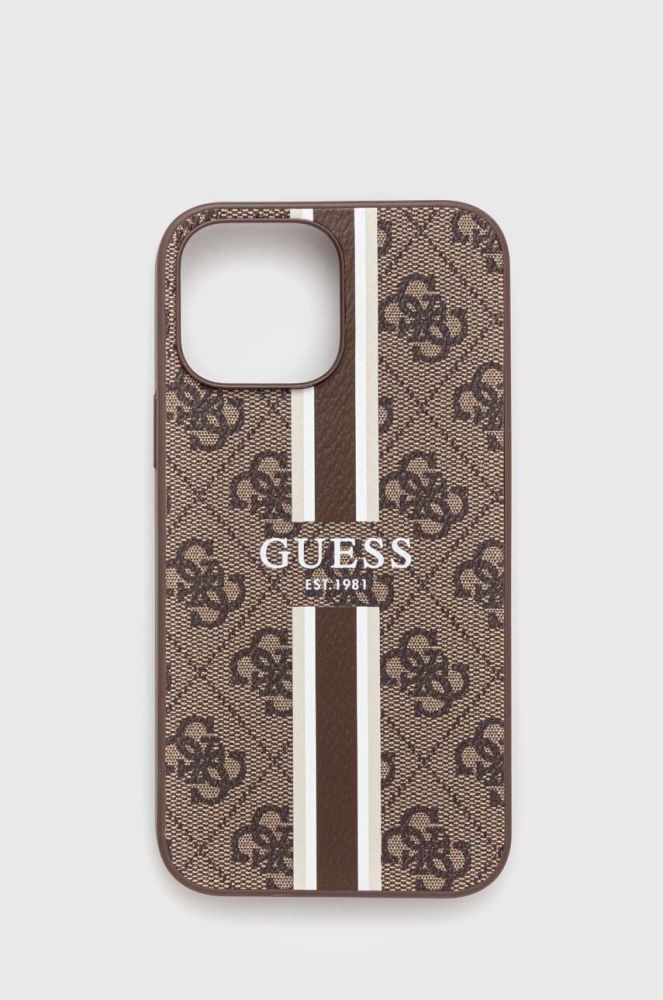Чохол на телефон Guess iPhone 13 Pro Max 6.7" колір коричневий