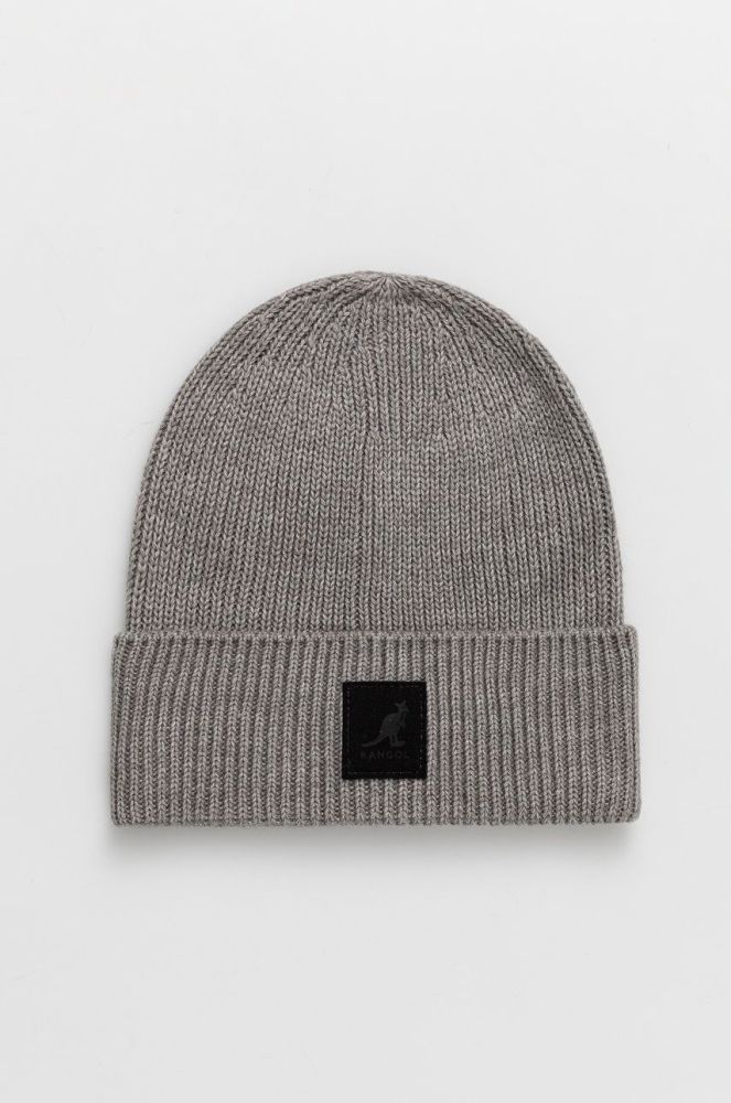 Шапка Kangol колір сірий з тонкого трикотажу K3020ST.LF069-LF069