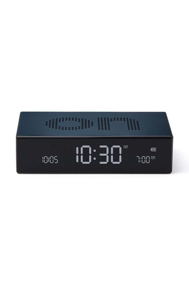 Будильник Lexon Flip Premium колір чорний (3319056)