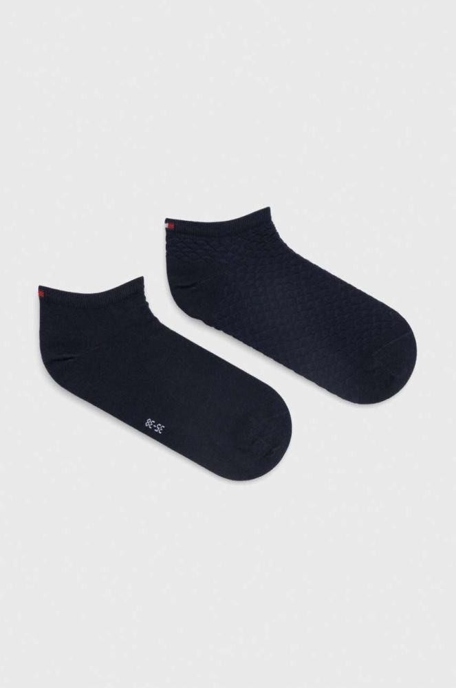 Шкарпетки Tommy Hilfiger 2-pack жіночі колір синій (3250332)