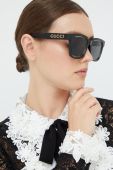 Сонцезахисні окуляри Gucci жіночі колір чорний (2477321)