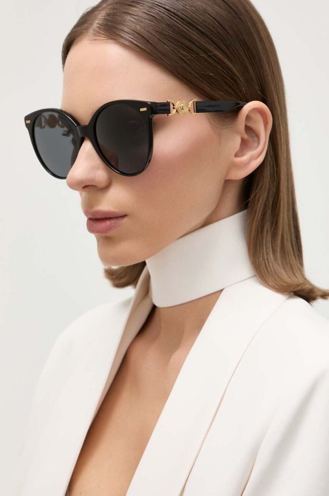 Сонцезахисні окуляри Versace жіночі колір чорний (3246724)