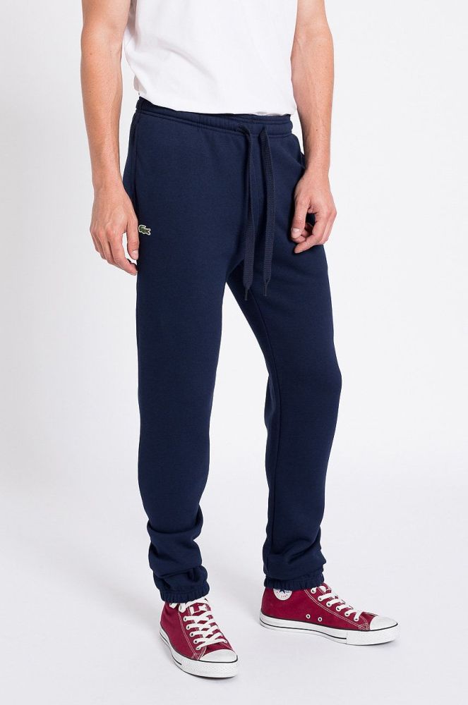 Штани Lacoste чоловічі колір синій фасон jogger XH7611.166-166