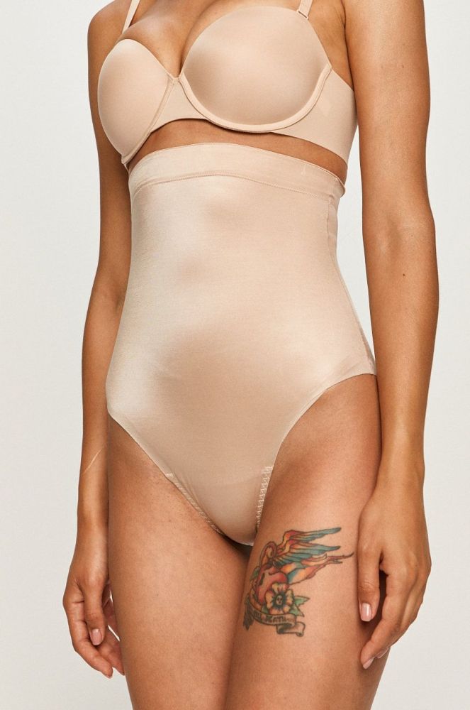 Spanx - Моделюючі стринги High-Waisted колір бежевий (762193)