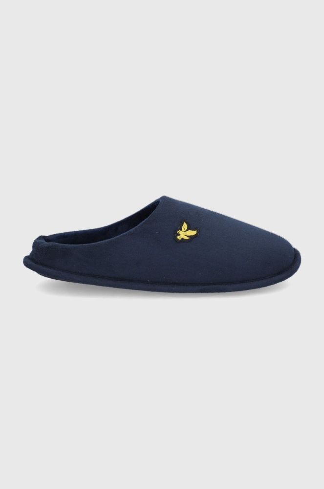 Тапочки Lyle & Scott колір синій (1917499)