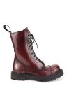 Шкіряні черевики Altercore жіночі колір бордовий на плоскому ходу