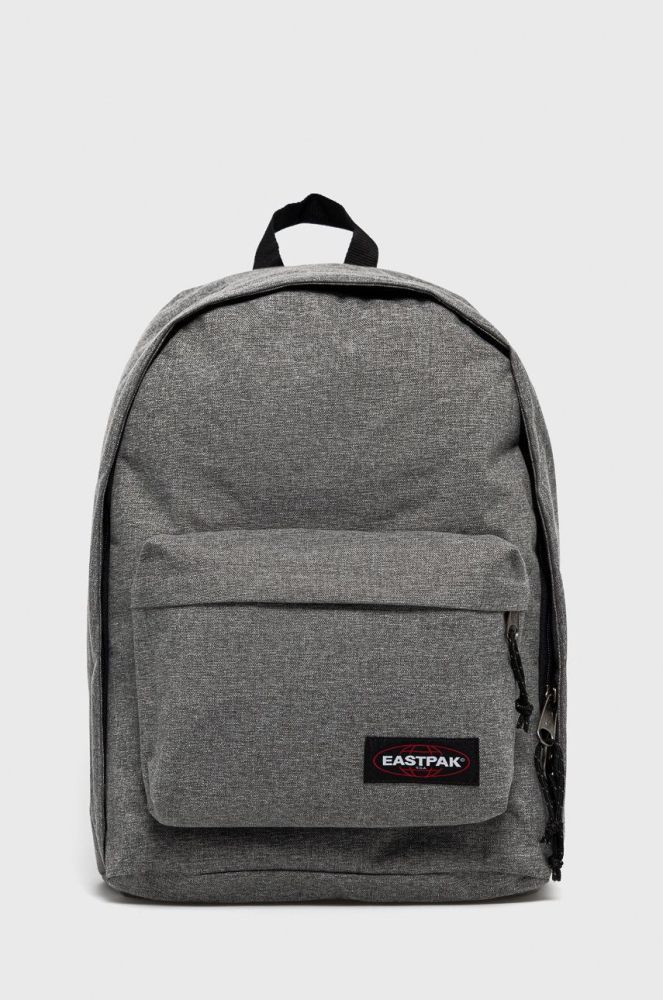 Рюкзак Eastpak колір сірий великий гладкий