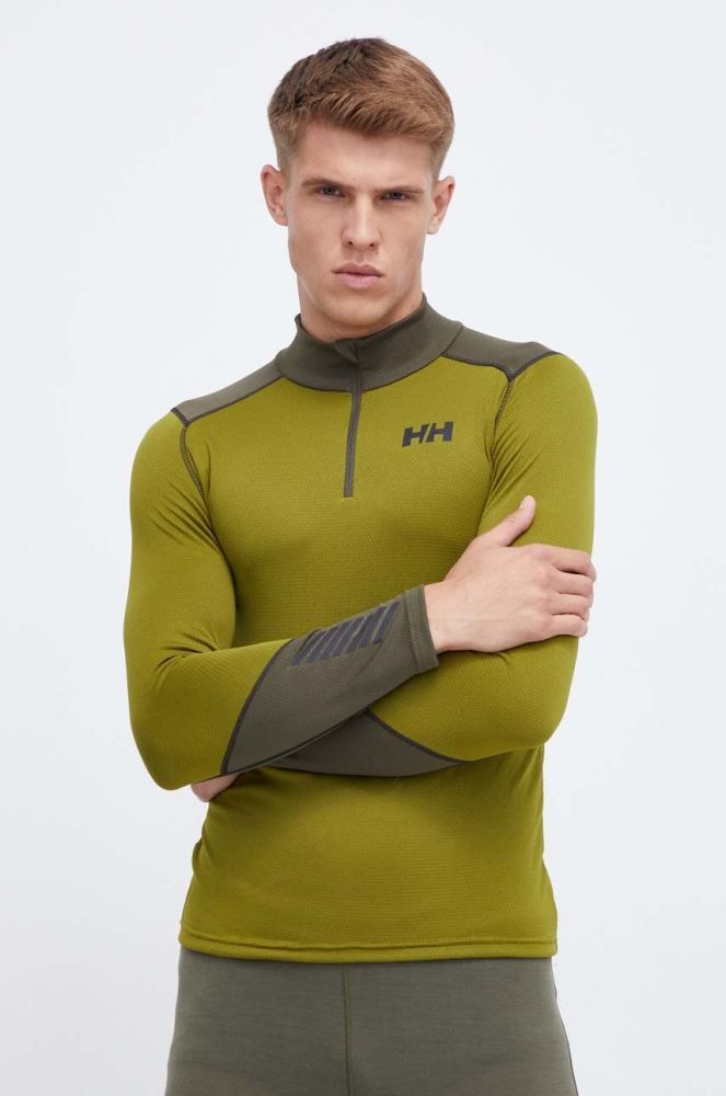 Helly Hansen Функціональний лонгслів Lifa Active колір зелений (3519285)