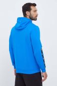 Кофта Puma чоловіча з капюшоном з аплікацією колір блакитний