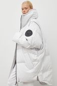 Пухова куртка MMC STUDIO Moonwalk жіноча колір білий зимова oversize
