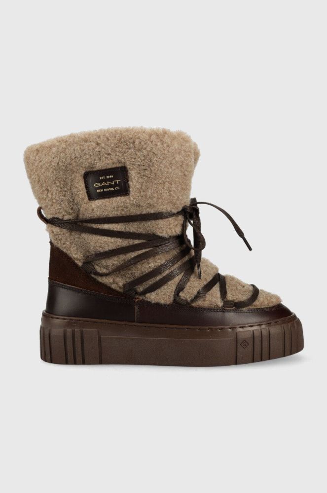 Зимові чоботи Gant Snowmont колір коричневий (2872105)