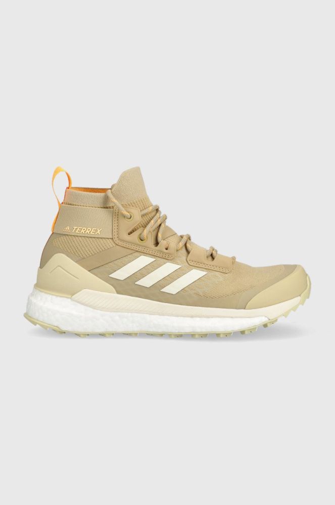 Черевики adidas TERREX Free Hiker жіночі колір бежевий GW2808-MAGMAU/BLK