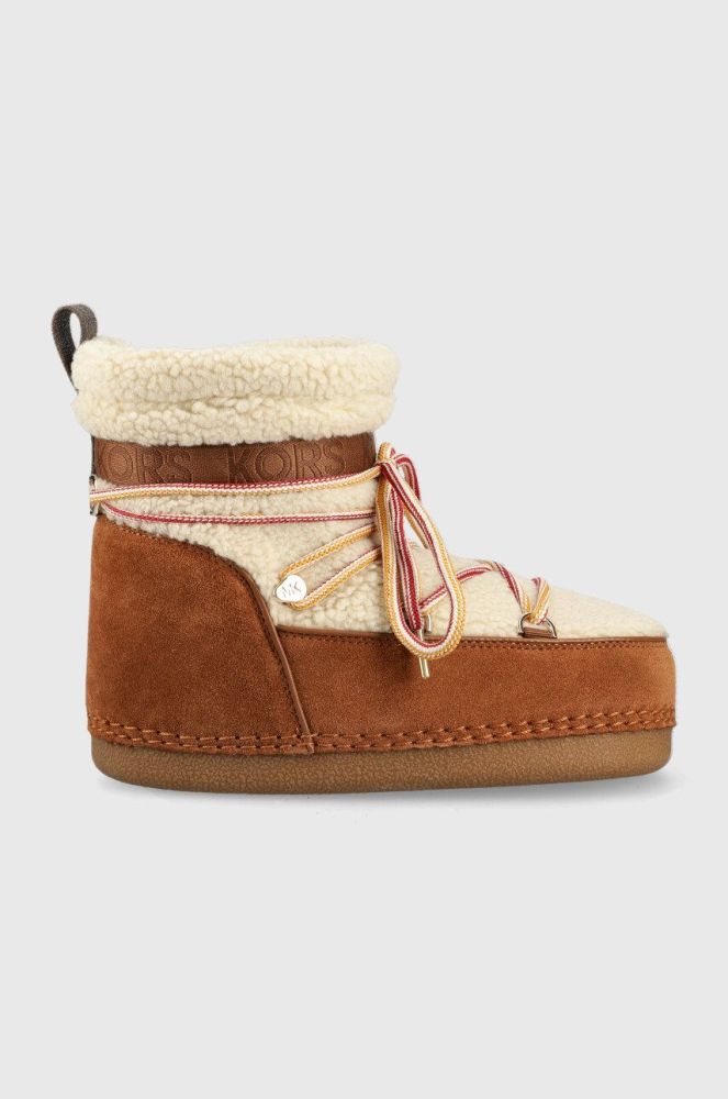 Зимові чоботи MICHAEL Michael Kors Zelda колір коричневий