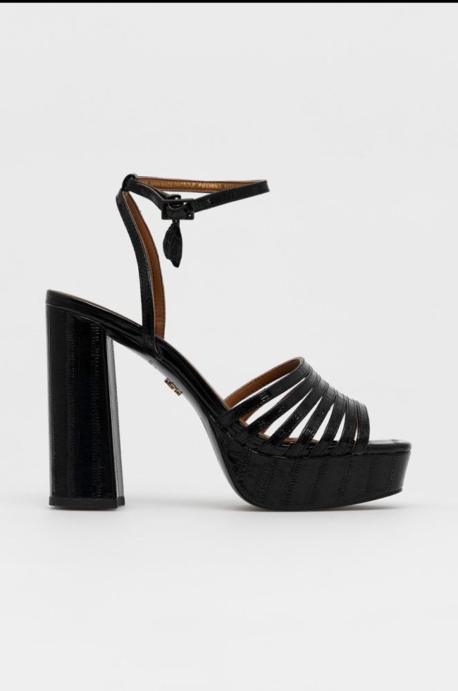 Шкіряні сандалі Kurt Geiger London Pierra колір чорний 8882200309