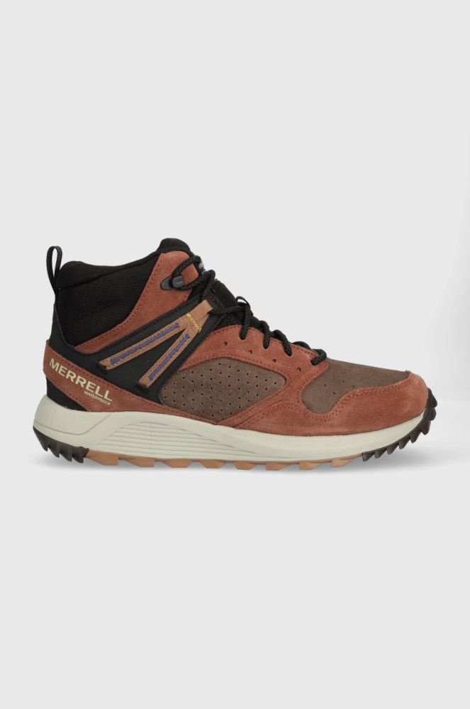 Черевики Merrell Wildwood Mid Waterproof чоловічі колір коричневий