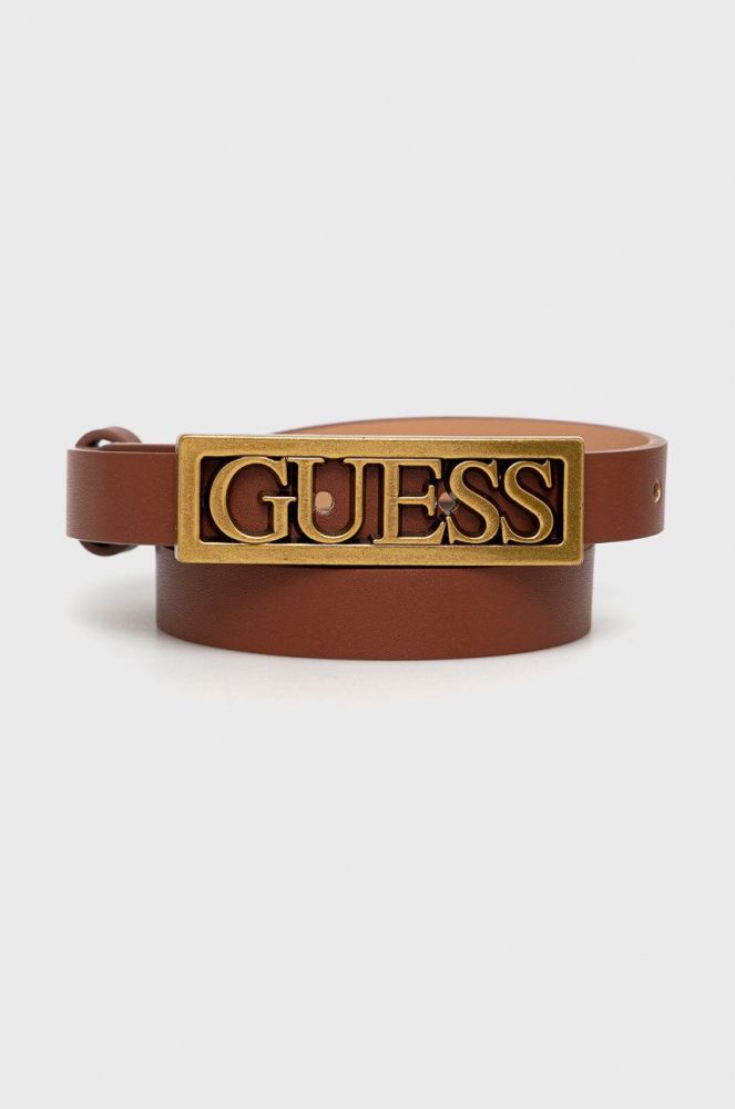 Ремінь Guess жіночий колір коричневий (2746104)