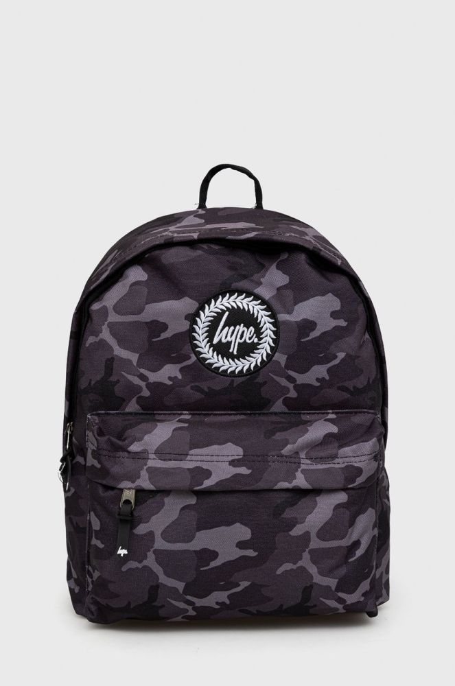 Дитячий рюкзак Hype Black & Grey Mono Camo Twlg-809 колір чорний великий візерунок