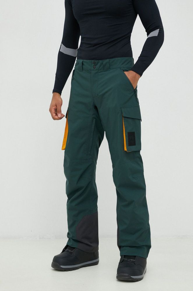 Helly Hansen лижні штани Ullr колір зелений (2683488)