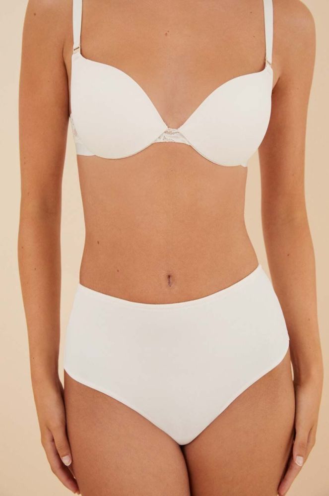 Труси women'secret FEMININE COMFORT колір бежевий 4216023