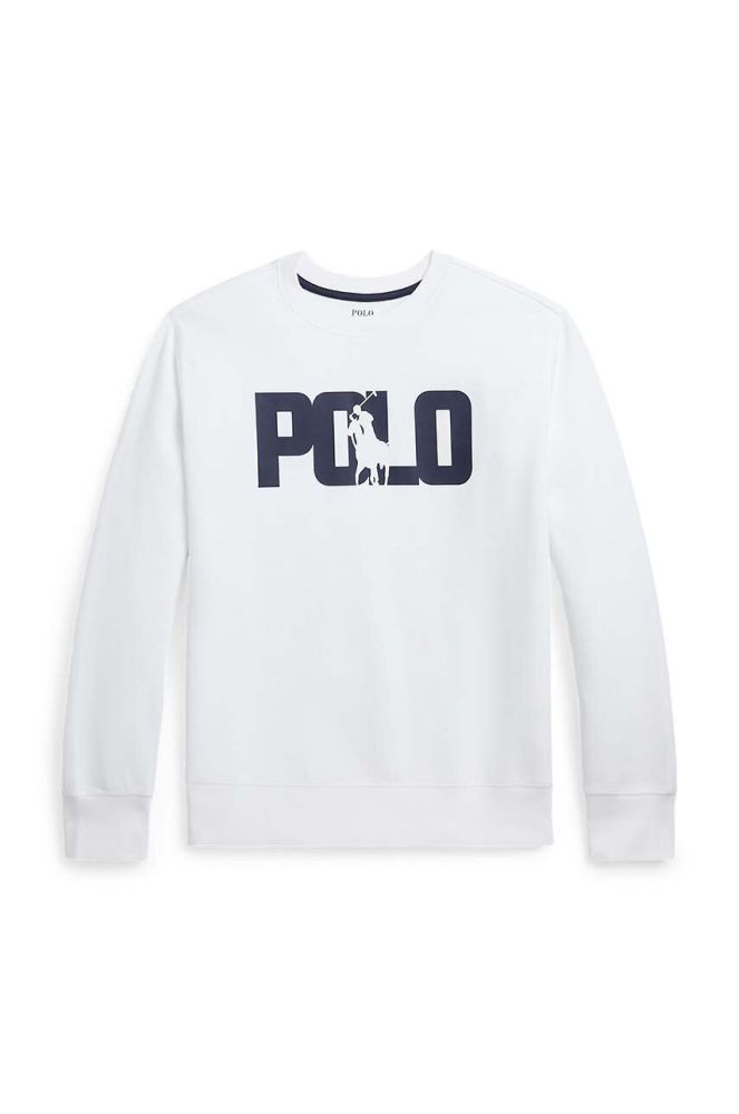 Дитяча кофта Polo Ralph Lauren колір білий з принтом (3441622)