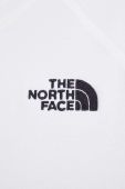 Кофта The North Face чоловіча колір бежевий з капюшоном з аплікацією