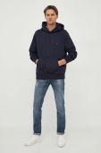 Кофта Tommy Hilfiger чоловіча колір синій з капюшоном однотонна (3532902)