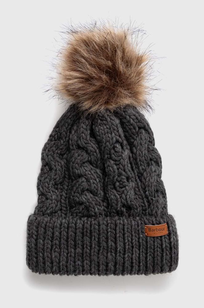 Шапка Barbour колір сірий (3511665)