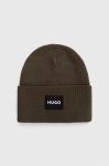 Шапка HUGO колір зелений (3376517)