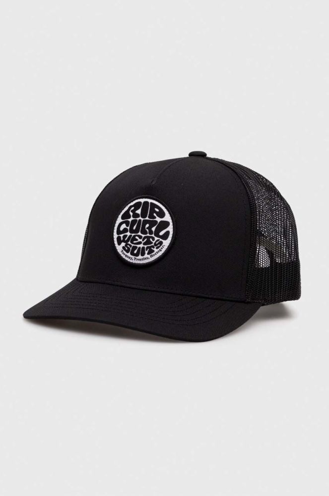 Кепка Rip Curl колір чорний з аплікацією (3515192)