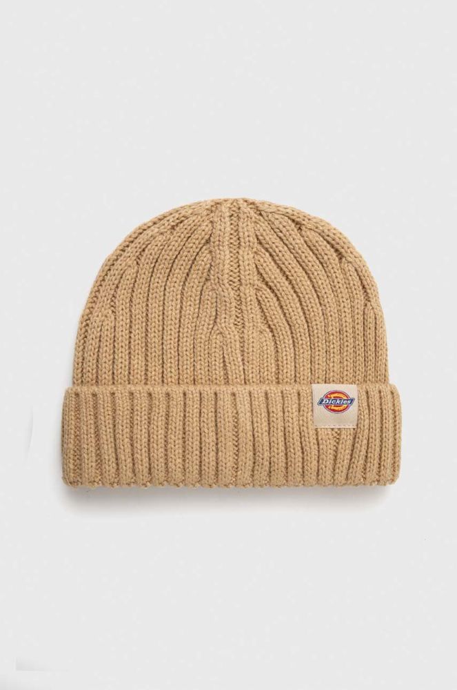 Шапка Dickies колір бежевий