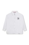 Дитяча бавовняна сорочка HUGO колір білий (3424240)