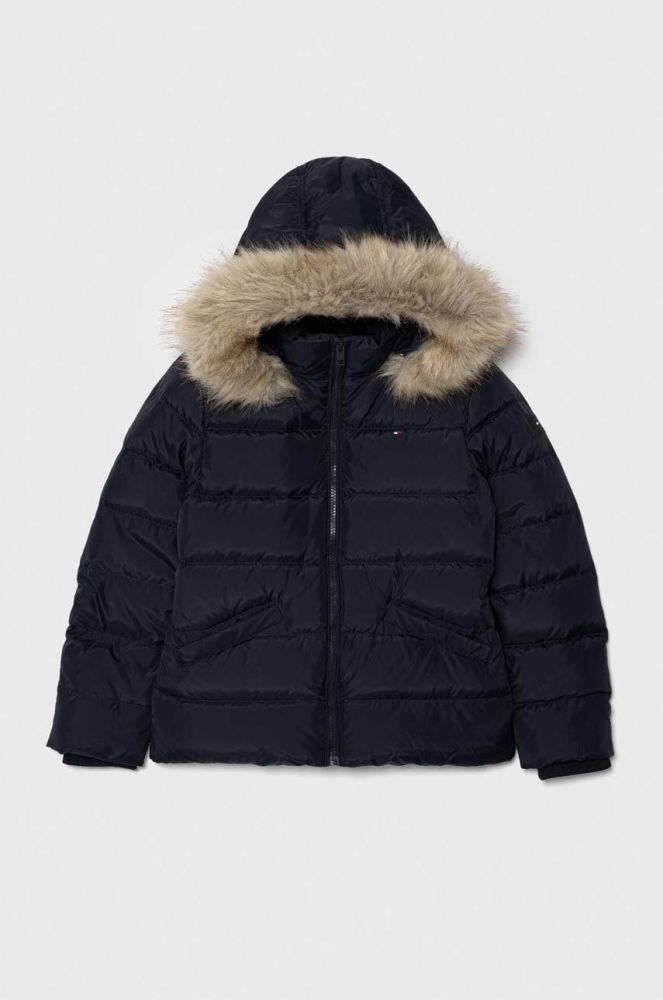 Дитяча пухова куртка Tommy Hilfiger колір синій (3375048)