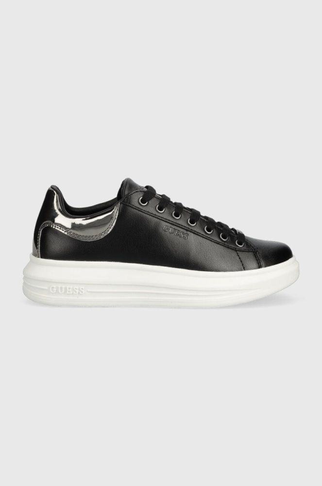 Шкіряні кросівки Guess FL7VIB LEA12 колір чорний VIBO