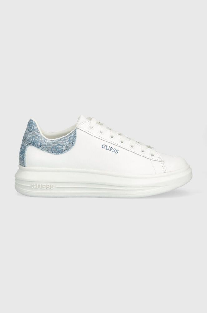 Шкіряні кросівки Guess FL7VIB LEA12 колір білий VIBO