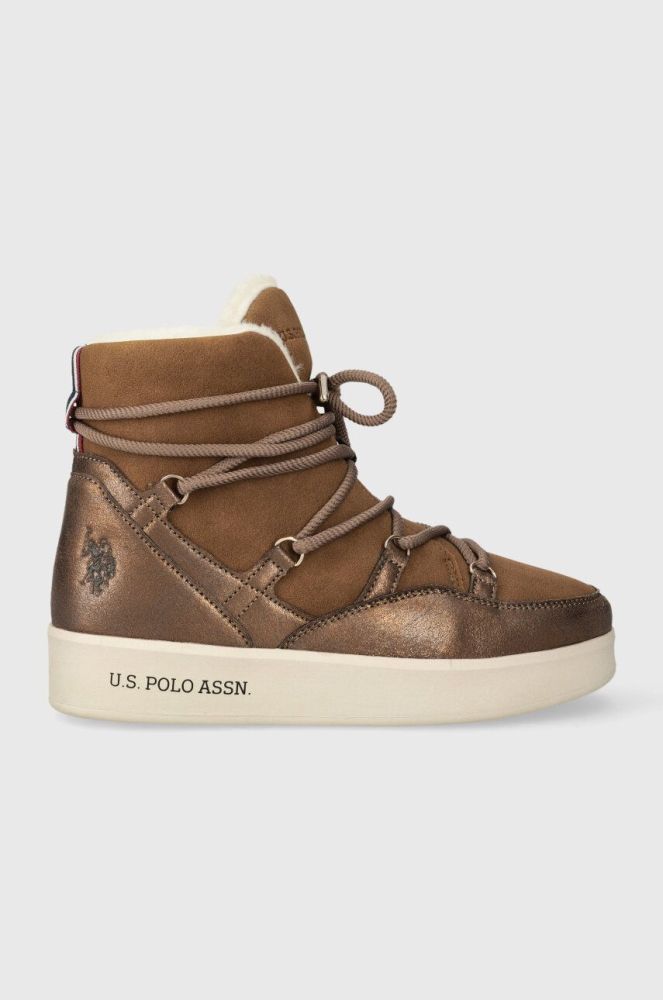 Зимові чоботи U.S. Polo Assn. VEGY колір коричневий VEGY005W/CHY1