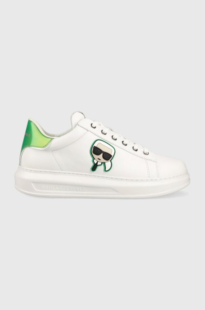 Шкіряні кросівки Karl Lagerfeld KAPRI MENS колір білий KL52530G (3349995)