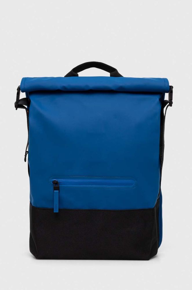 Рюкзак Rains 14320 Backpacks великий однотонний колір блакитний