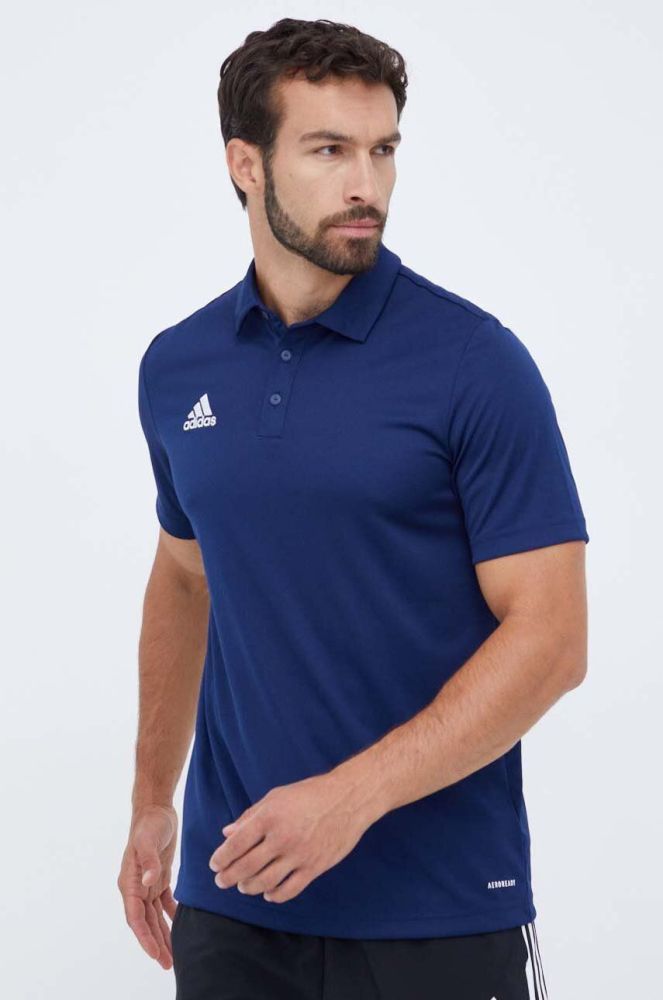 Поло для тренувань adidas Performance Entrada 22 колір синій з принтом