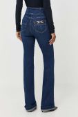 Джинси Elisabetta Franchi жіночі висока посадка колір блакитний (3538386)