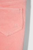 Дитячі штани United Colors of Benetton колір рожевий однотонні (3474581)