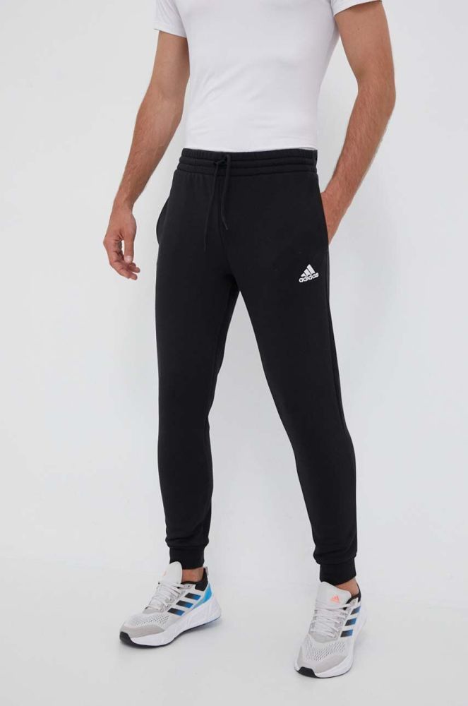 Спортивні штани adidas колір чорний однотонні (3310138)