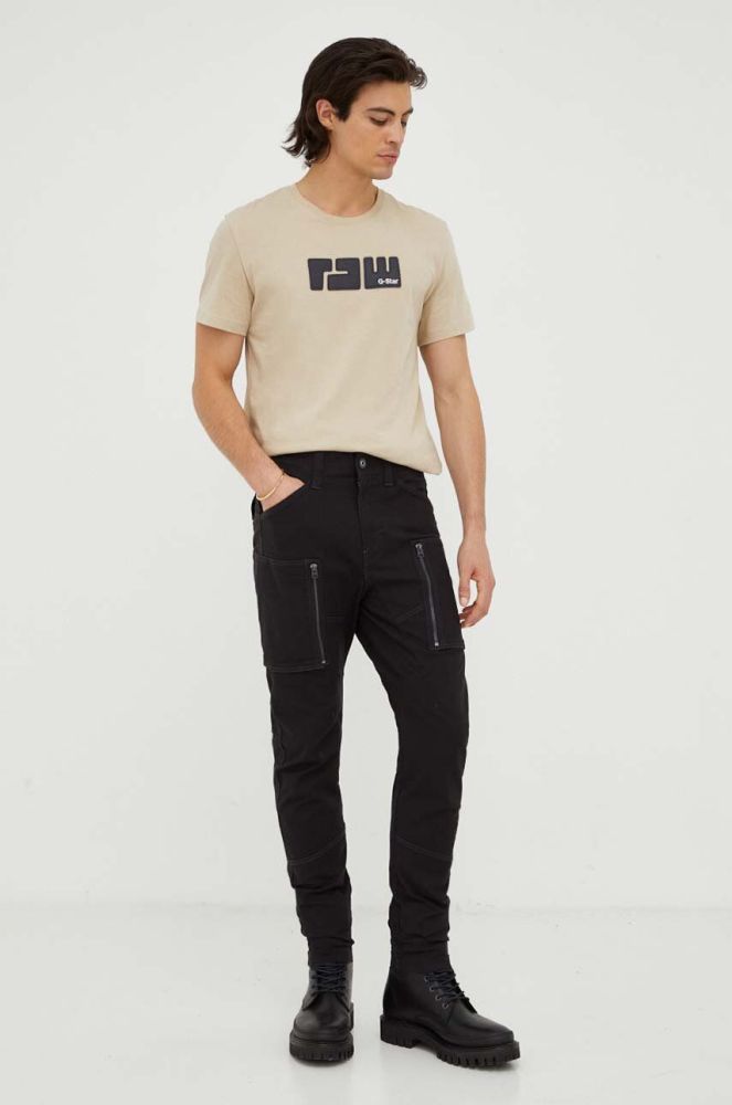 Штани G-Star Raw чоловічі колір чорний пряме (3474645)