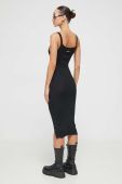 Сукня Sixth June колір чорний mini облягаюча (3639285)