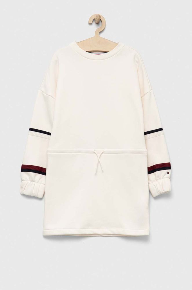 Дитяча сукня Tommy Hilfiger колір бежевий mini oversize (3313481)