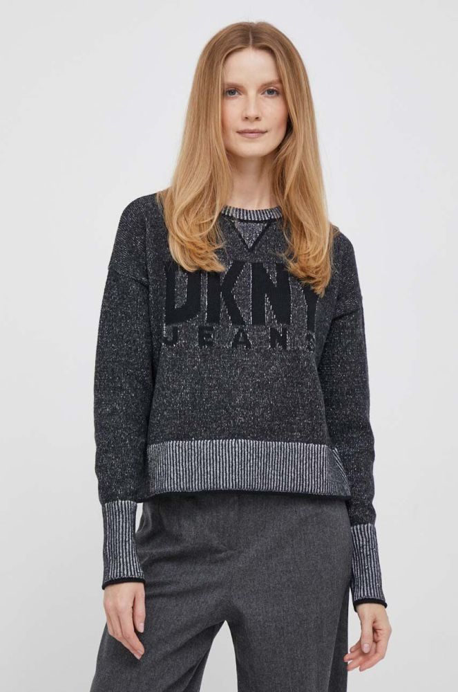 Светр Dkny жіночий колір чорний (3478160)