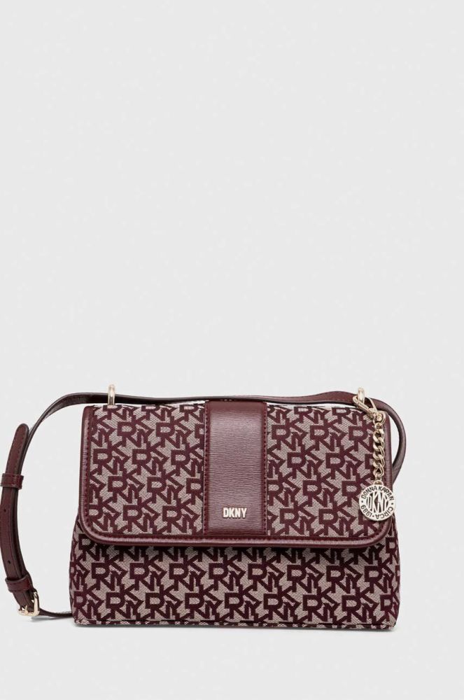 Сумочка Dkny колір бордовий (3281938)