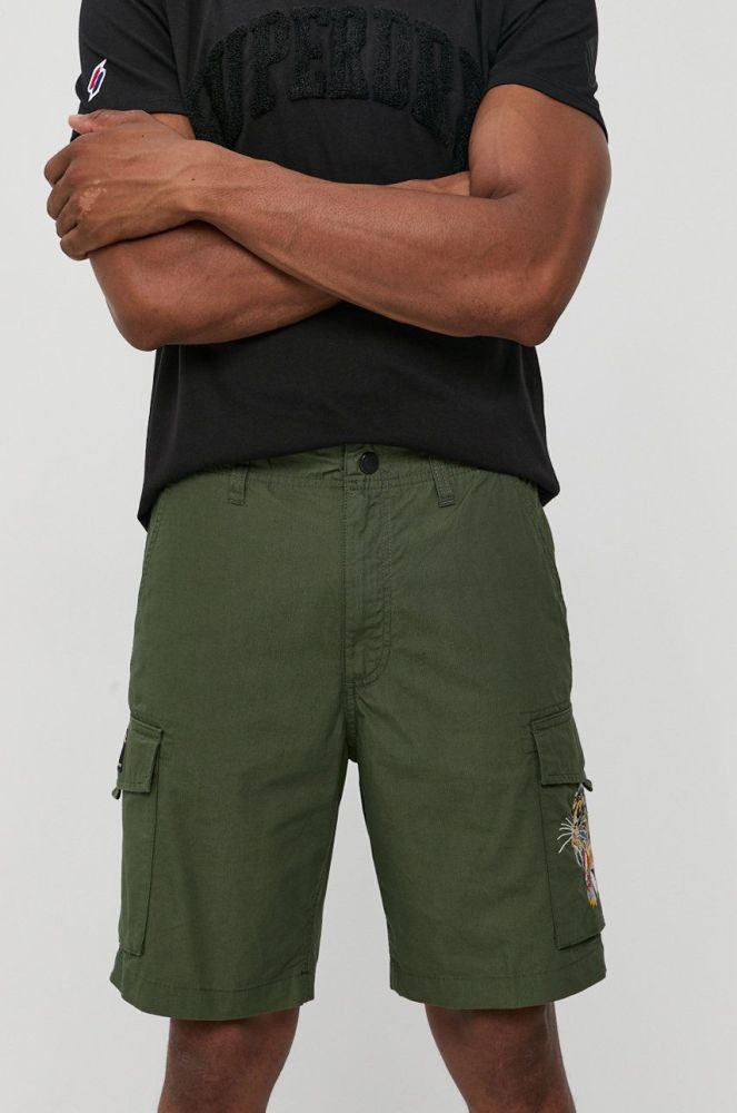 Шорти Superdry чоловічі колір зелений (1675602)